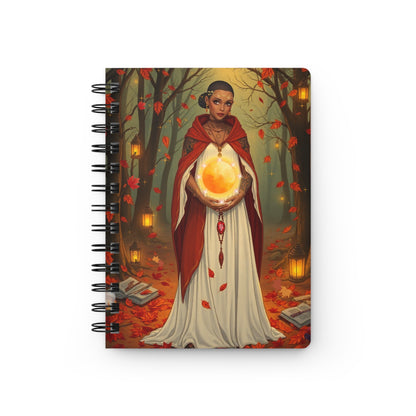Autumn Oracle Spiral Bound Journal 5x7, Perfect for Fall, Writing, Sketching, Reflection, Gift for Creatives